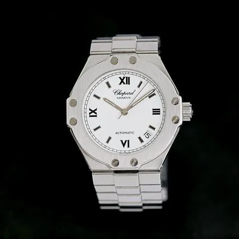 Chopard St. Moritz 8300 40.5mm Stainless steel White