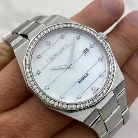 Concord Mariner 41mm Stainless steel Mother-of-pearl