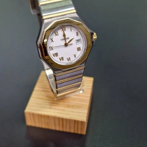 Concord Mariner 15.57.147 30mm Yellow gold and Stainless steel White 4