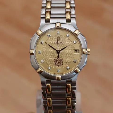 Concord Saratoga 29mm Yellow gold and Stainless steel Champagne