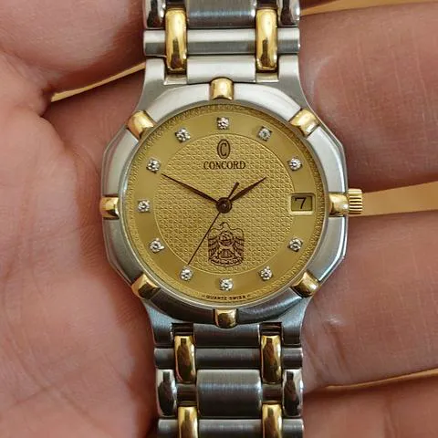 Concord Saratoga 29mm Yellow gold and Stainless steel Champagne 6