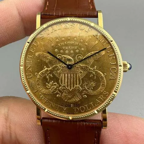 Corum Coin Watch 293.645.56/0001 MU51 35mm Yellow gold Gold