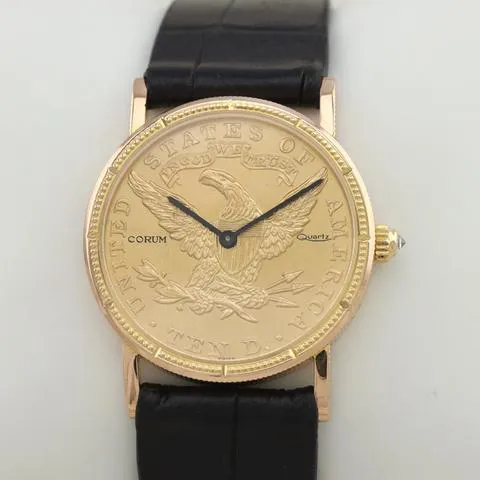 Corum Coin Watch 28mm Yellow gold