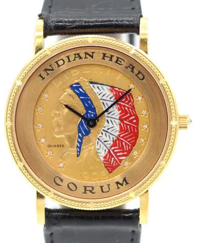 Corum Coin Watch 31mm Yellow gold Gold