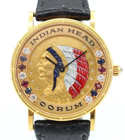 Corum Coin Watch 31mm Yellow gold Gold