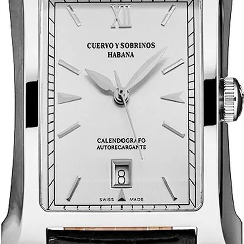 Cuervo y Sobrinos Espléndidos 2412.1ABS 35mm Stainless steel Silver