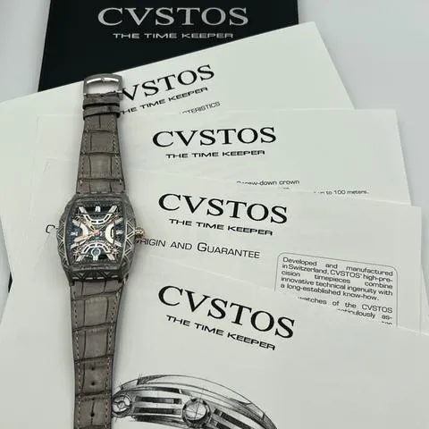 Cvstos Challenge 41mm Tungsten Transparent 11