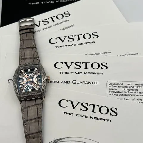 Cvstos Challenge 41mm Tungsten Transparent 2