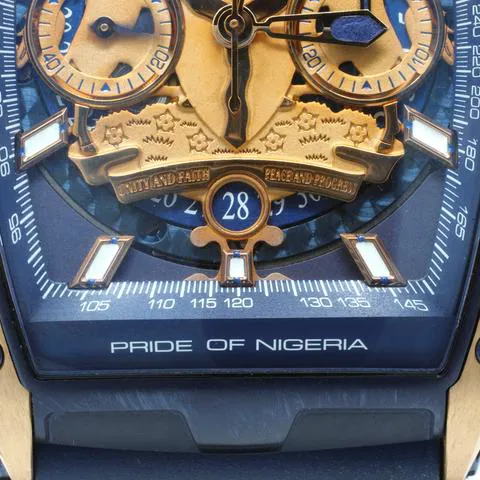 Cvstos Challenge 44mm Yellow gold and Stainless steel Blue 14