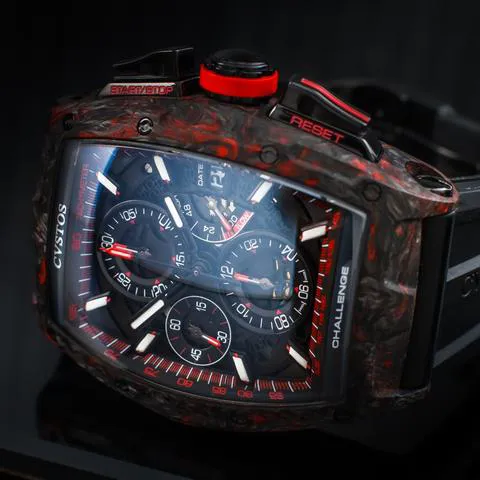 Cvstos Challenge 41mm Carbon fiber Skeletonized