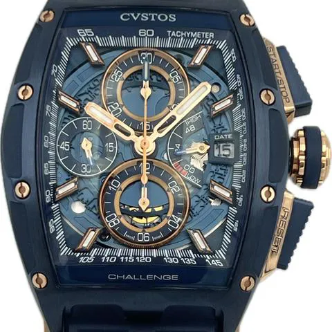 Cvstos Challenge 41mm Stainless steel Blue