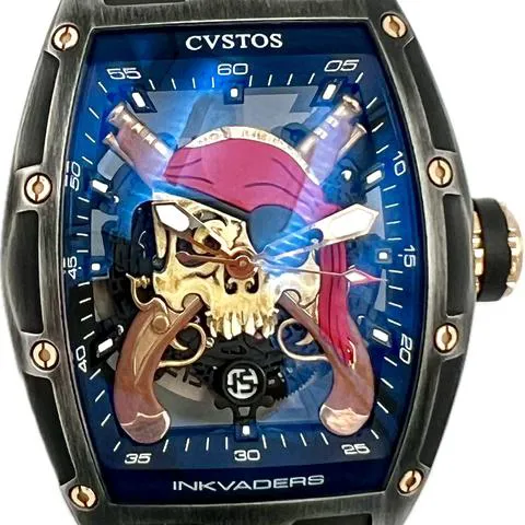 Cvstos Challenge 41mm Stainless steel Skeletonized