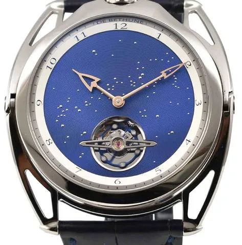 De Bethune DB28 DB28XPTIS3V2P 43mm Titanium Blue