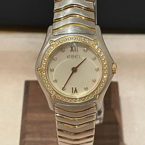 Ebel Classic 26mm Yellow gold and stainless steel Mother-of-pearl