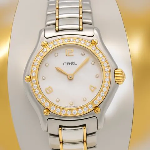 Ebel Classic 27mm Yellow gold and stainless steel Mother-of-pearl