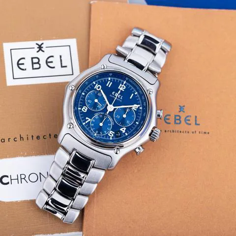 Ebel Le Modulor E9137240 40mm Steel Blue 7