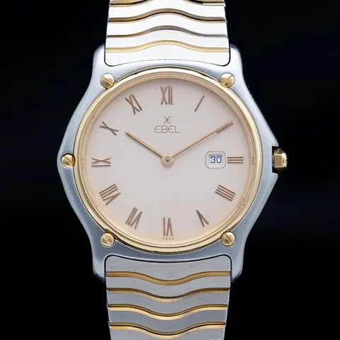 Ebel Sportwave 184903 nullmm Yellow gold and stainless steel Champagne
