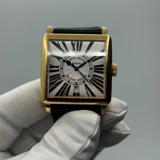 Franck Muller Master Sqaure 6000 H SC DT Rose gold Silver