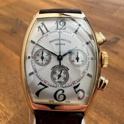 Franck Muller 6850 CC AT 42mm Yellow gold Silver