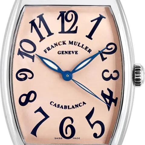 Franck Muller Casablanca 2852 31mm Stainless steel Salmon