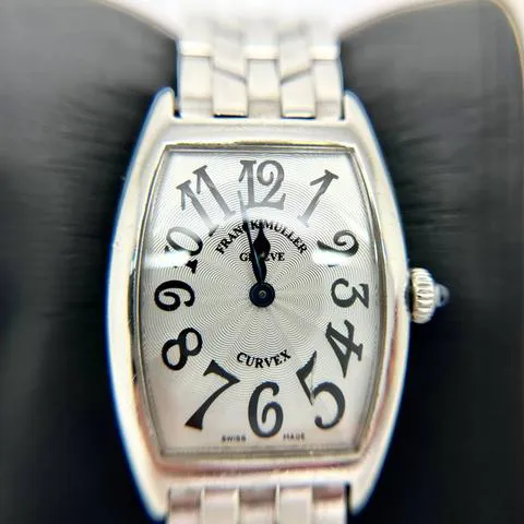 Franck Muller Cintree Curvex 1752 QZ 25mm Stainless steel Silver