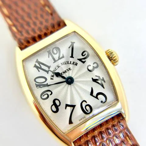 Franck Muller Cintree Curvex 2251QZ 22mm Yellow gold Silver