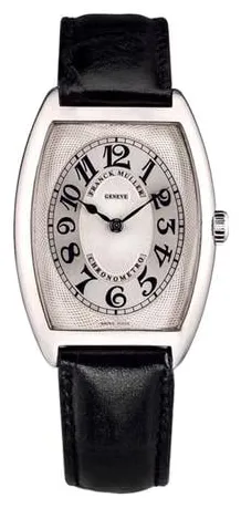 Franck Muller Cintree Curvex 5850 31mm White gold and 18k white gold Guilloché