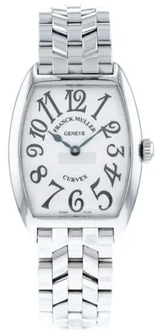 Franck Muller Cintree Curvex 7502 QZ 29mm Stainless steel White