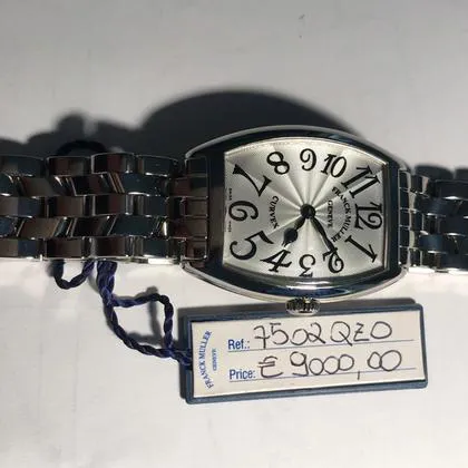 Franck Muller Cintree Curvex 7502 QZ 29mm Stainless steel Silver