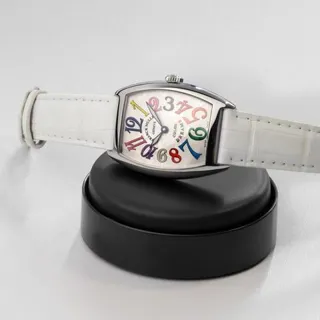 Franck Muller Cintree Curvex Color Dreams 7502QZCOLDRM 39mm Stainless steel Silver