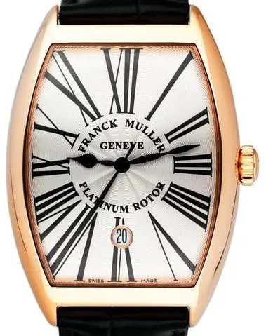 Franck Muller Cintree Curvex 6850 B SC DT RA 34mm Rose gold Silver