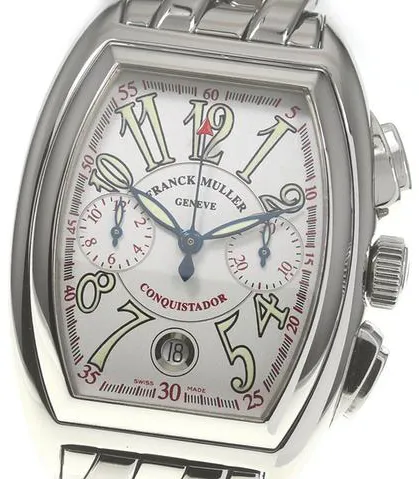 Franck Muller Conquistador 8000 CC Stainless steel Silver Japan | Dealer |  EveryWatch