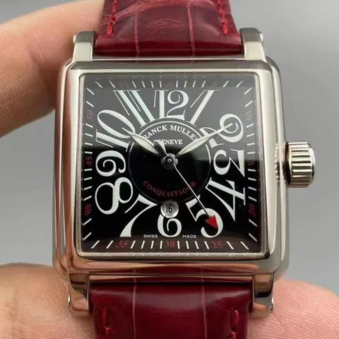 Franck Muller Conquistador Cortez 10000M 36mm White gold Black