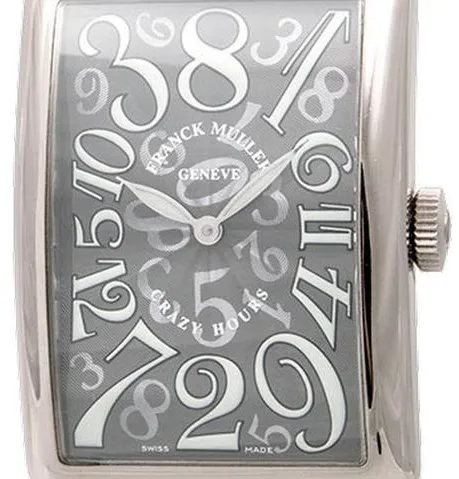 Franck Muller Crazy Hours 1200 CH 32mm White gold