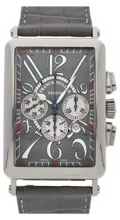 Franck Muller Long Island 1200 CC AT 33mm White gold Gray