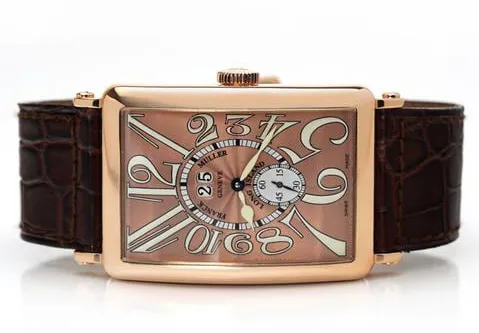 Franck Muller Long Island 1200 S6 GG 32mm Rose gold Silver