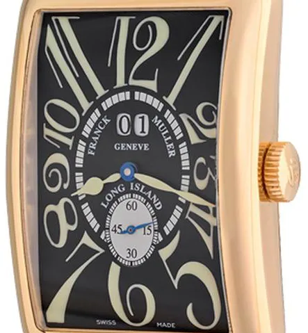 Franck Muller Long Island 1200 S6 GG 32mm Yellow gold Black