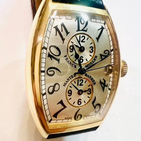 Franck Muller Master Banker 5850 MB 32mm Yellow gold Silver