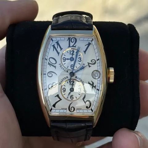 Franck Muller Master Banker 5850 MB 32mm Yellow gold Silver