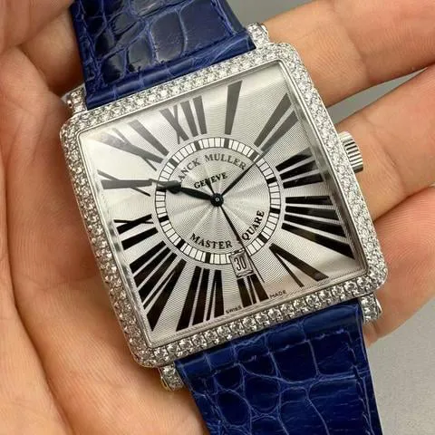 Franck Muller Master Square 6000 K SC DT 42mm White gold White