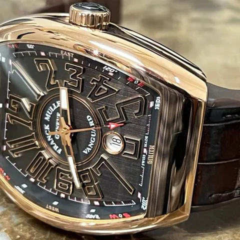 Franck Muller Vanguard V 45 SC DT 5N NR 44mm Rose gold Black 9