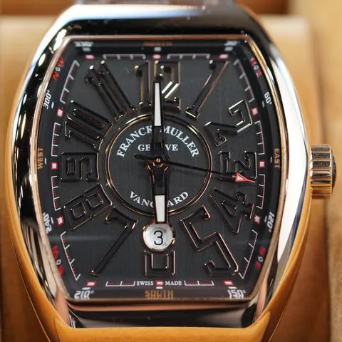 Franck Muller Vanguard V 45 SC DT 5N NR 44mm Rose gold Black