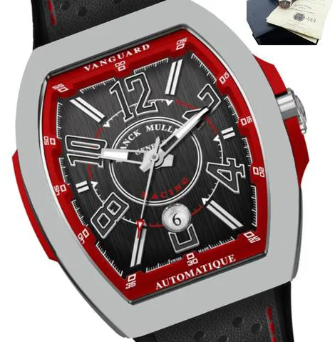 Franck Muller Vanguard V 45 SC DT RCG JA 54mm Stainless steel Black