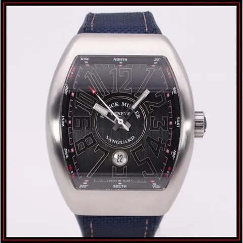 Franck Muller Vanguard V 45 SC DT 44mm Stainless steel Black