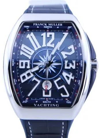 Franck Muller Vanguard V 45 SC DT 44mm Stainless steel Blue