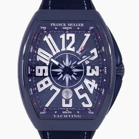 Franck Muller Vanguard V45SCDTCRBLBL 44mm Ceramic Blue