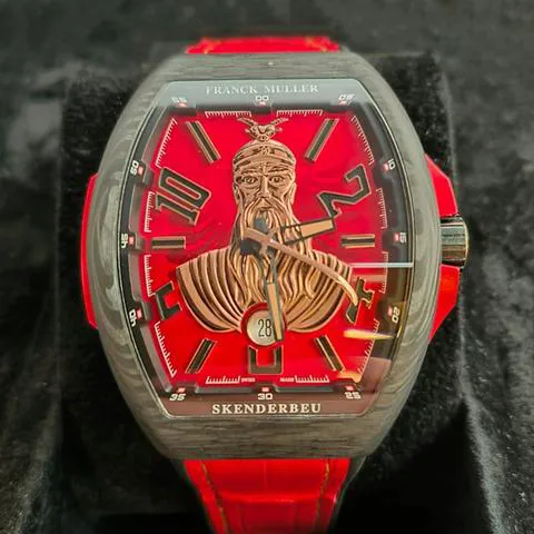 Franck Muller Vanguard V 45 SC DT RCG AC TU 43.5mm Carbon fiber Red