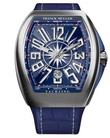 Franck Muller Vanguard V45 SC DT AC BL 44mm Stainless steel Blue