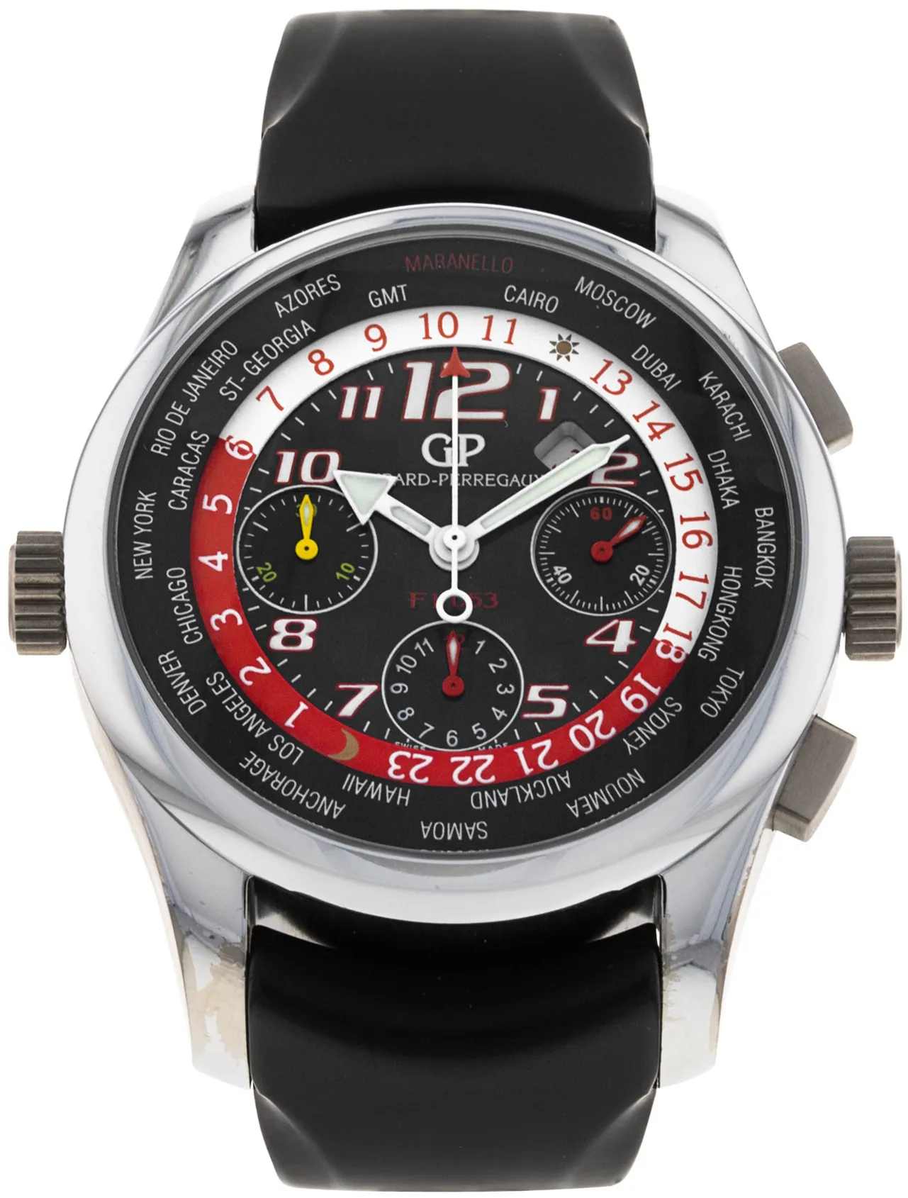 Girard-Perregaux World Time 49800.0.21.6146 44mm Titanium Black