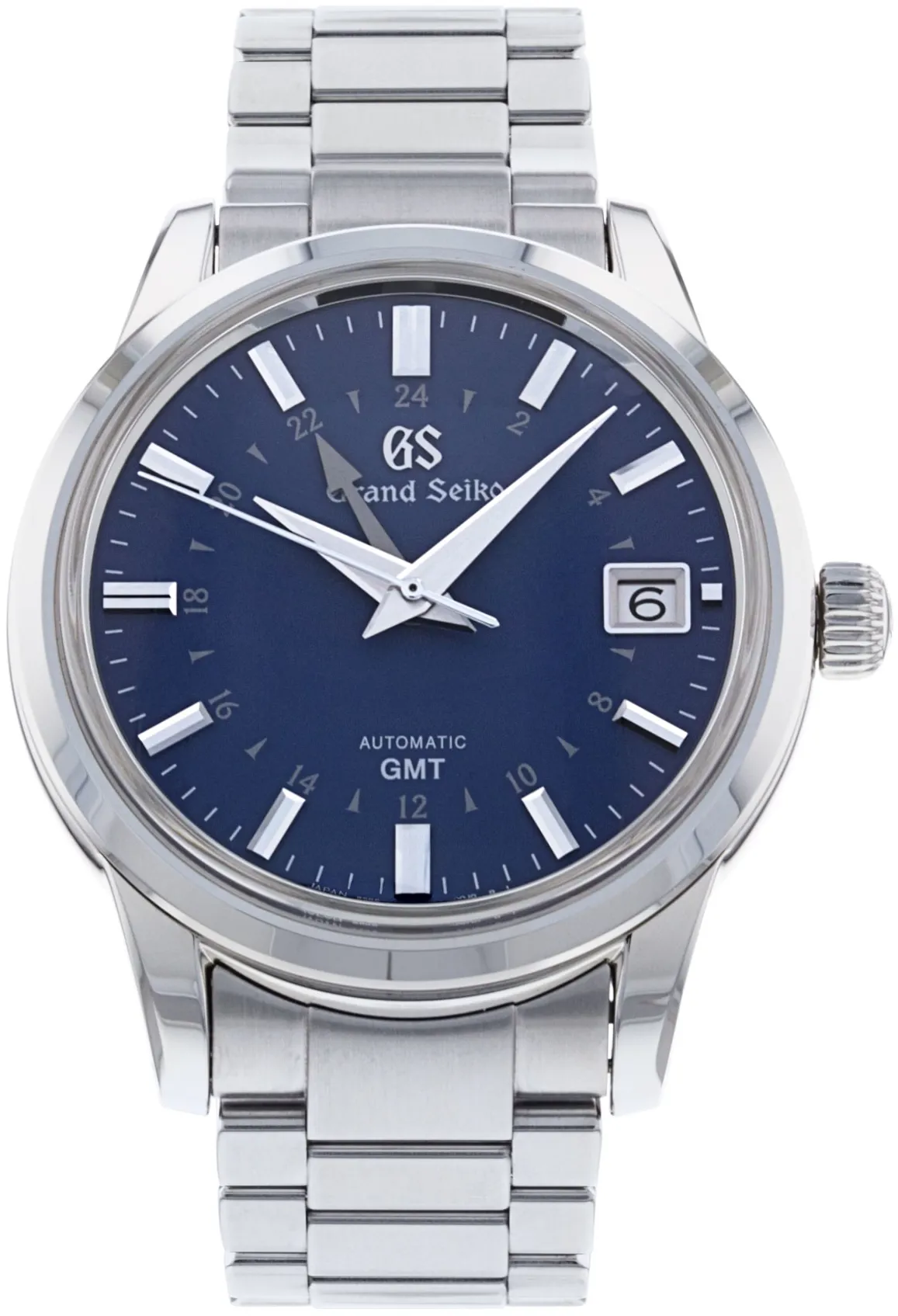 Grand Seiko GMT SBGM239 40mm Stainless steel Blue Baton